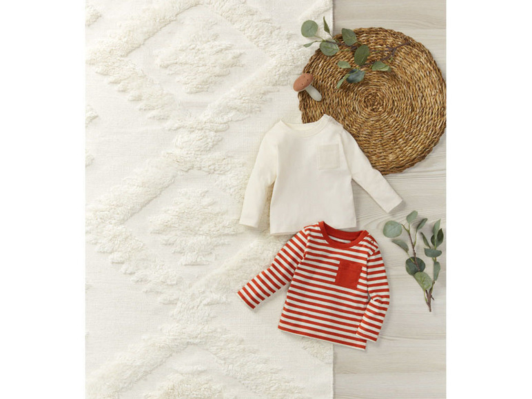 Футболка-лонгслів набір 2 шт. для хлопчика Lupilu 381791 074-80 см (6-12 months) Різнобарвний  90360