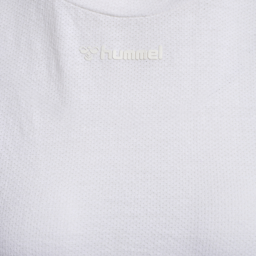 Спортивна футболка з логотипом для жінки Hummel 214243 38 / M білий  75327