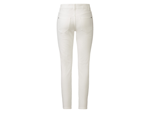 Джинси 38,S  Slim Fit завужені для жінки Esmara 408133 білий 90024