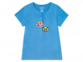 Футболка Emoji для дівчинки Disney 370079 110-116 см (4-6 years) синій  77257