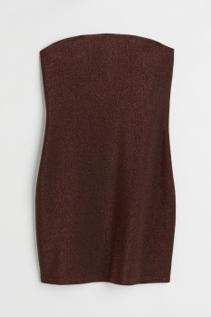 Плаття бандо для жінки H&amp;M 1065283-004 36 / S коричневий  82431