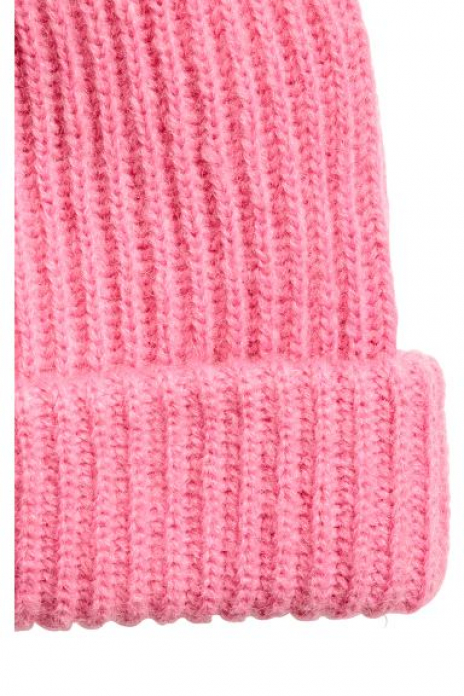 Шапка  для жінки H&amp;M 0563806004 One Size рожевий 67255