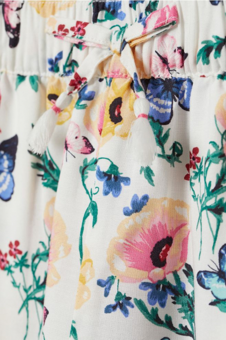 Штани  для дівчинки H&amp;M 0681111005 134 см (8-9 years) білий 59053