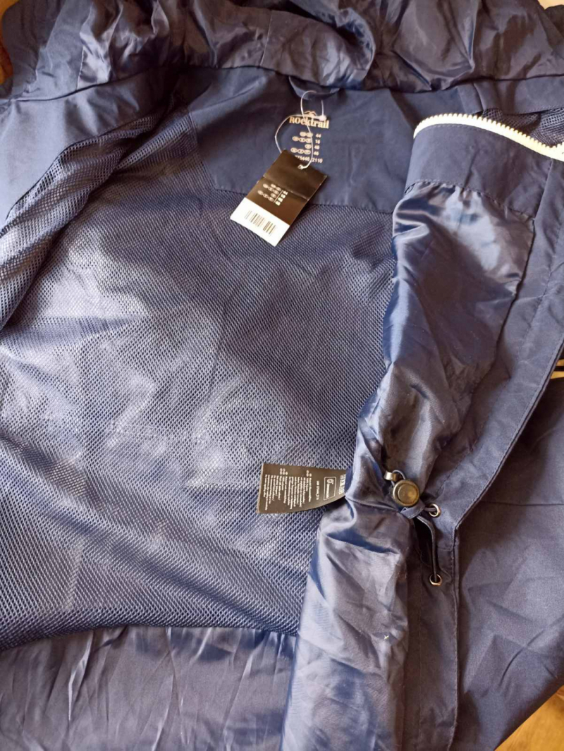 Куртка мембранна мембранна (3000мм) для жінки Rocktrail 375446 40 / L (EU) темно-синій  81972