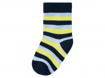Шкарпетки бавовняні для хлопчика Lupilu 382097 розмір взуття 19-22 (1-2 years) Різнобарвний  78141