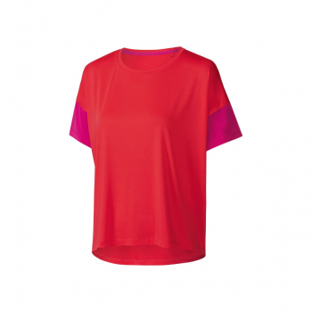 Спортивна футболка оверсайз для жінки Crivit 497565 40 / L кораловий  78972