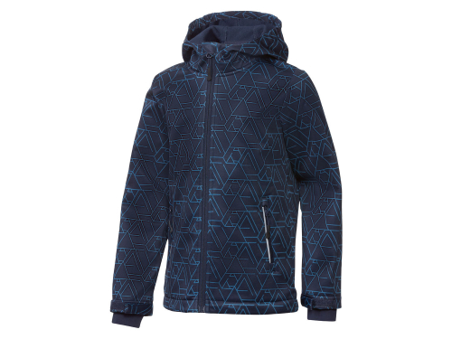 Куртка Softshell водовідштовхувальна та вітрозахисна для хлопчика Crivit 358133 146-152 см (10-12 years) темно-синій 72741