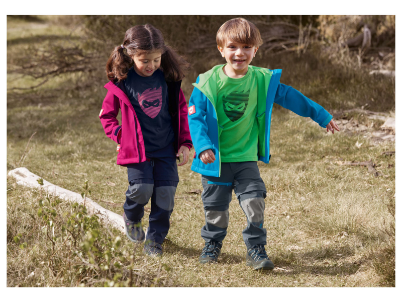 Штани 098 см (2-3 years)  Карго -шорти-трансформери для дівчинки Lupilu 403072 темно-синій 86800