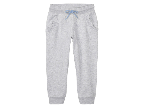 Спортивні штани двунитка для дівчинки Lupilu 498017 110-116 см (4-6 years) сірий  78515