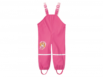Напівкомбінезон-дощовик 086-92 см (12-24 months)   на флісовій підкладці для дівчинки Disney 414011 рожевий 82663