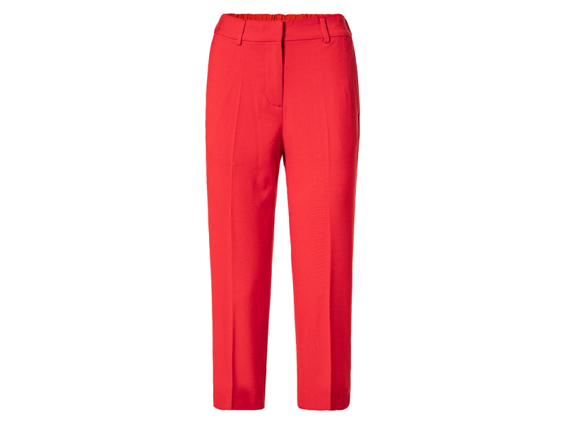 Штани 38,S Slim Fit  довжиною до щиколотки для жінки Esmara 435035 червоний 91299