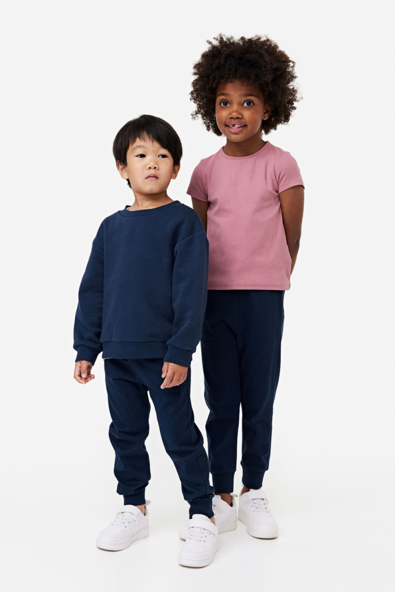 Спортивні штани  для хлопчика H&amp;M 0738873014 098 см (2-3 years) синій 64593