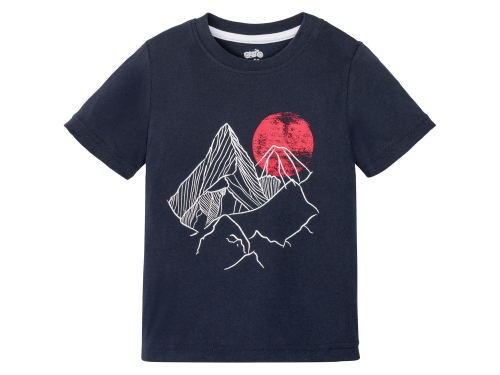 Піжама (футболка + шорти) для хлопчика Lupilu 349607 110-116 см (4-6 years) темно-синій  74237