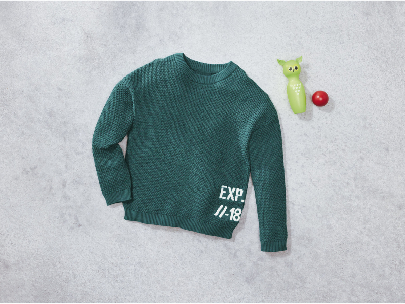 Джемпер в'язаний для хлопчика Lupilu 416670 110-116 см (4-6 years) зелений  87142