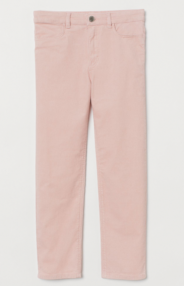 Штани  для дівчинки H&amp;M 0772345004 146 см (10-11 years) рожевий 66408