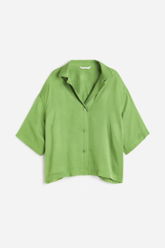 Блузка віскозна для жінки H&amp;M 1131902-004 40 / L зелений  80892