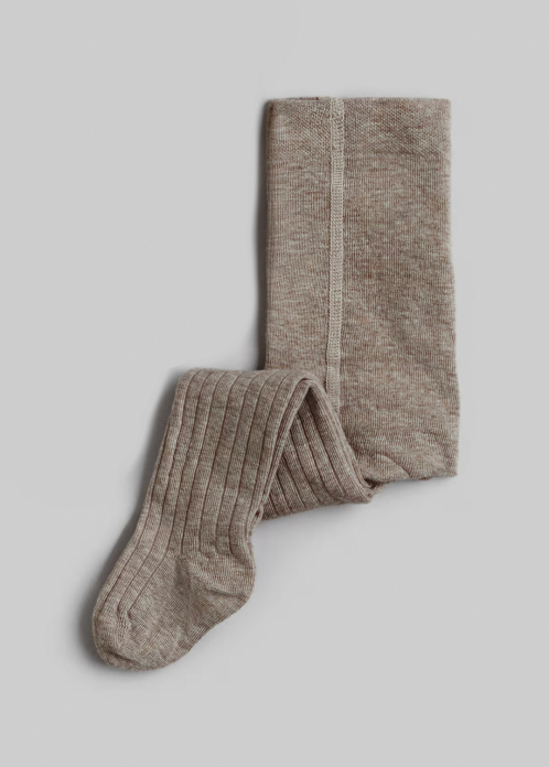 Колготки 074-80 см (6-12 months) в рубчик для дівчинки H&M 1081651-019 коричневий 85370 Колготки 074-80 см (6-12 months) в рубчик для дівчинки H&M 1081651-019 коричневий 85370