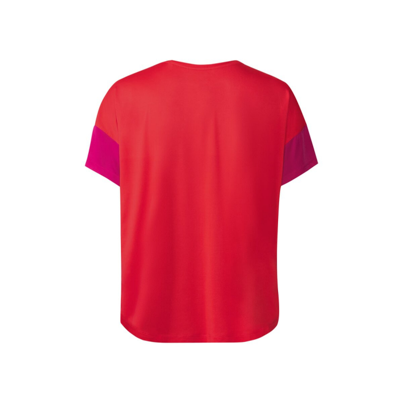 Спортивна футболка оверсайз для жінки Crivit 497565 36 / S кораловий  78970