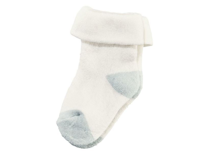Шкарпетки махрові для хлопчика Lupilu 307770-1 розмір взуття 11-14 (0-3 months) білий 68076