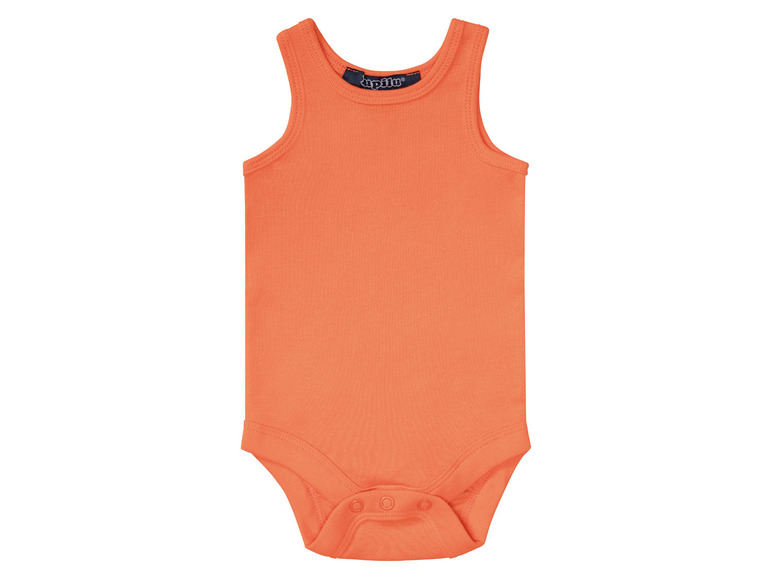 Боді (звич.) бавовняний на кнопках для хлопчика Lupilu 370937 062-68 см (2-6 months) помаранчевий  90364