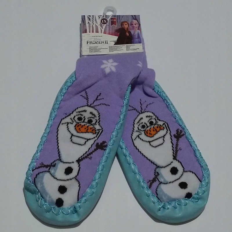 Шкарпетки-капці  для дівчинки Disney 939518 розмір взуття 31-34 (8-11 years) фіолетовий 68712