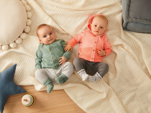Кардиган бавовняний в'язаний для дівчинки Lupilu 381780 074-80 см (6-12 months) кораловий 77492 Кардиган бавовняний в'язаний для дівчинки Lupilu 381780 074-80 см (6-12 months) кораловий 77492