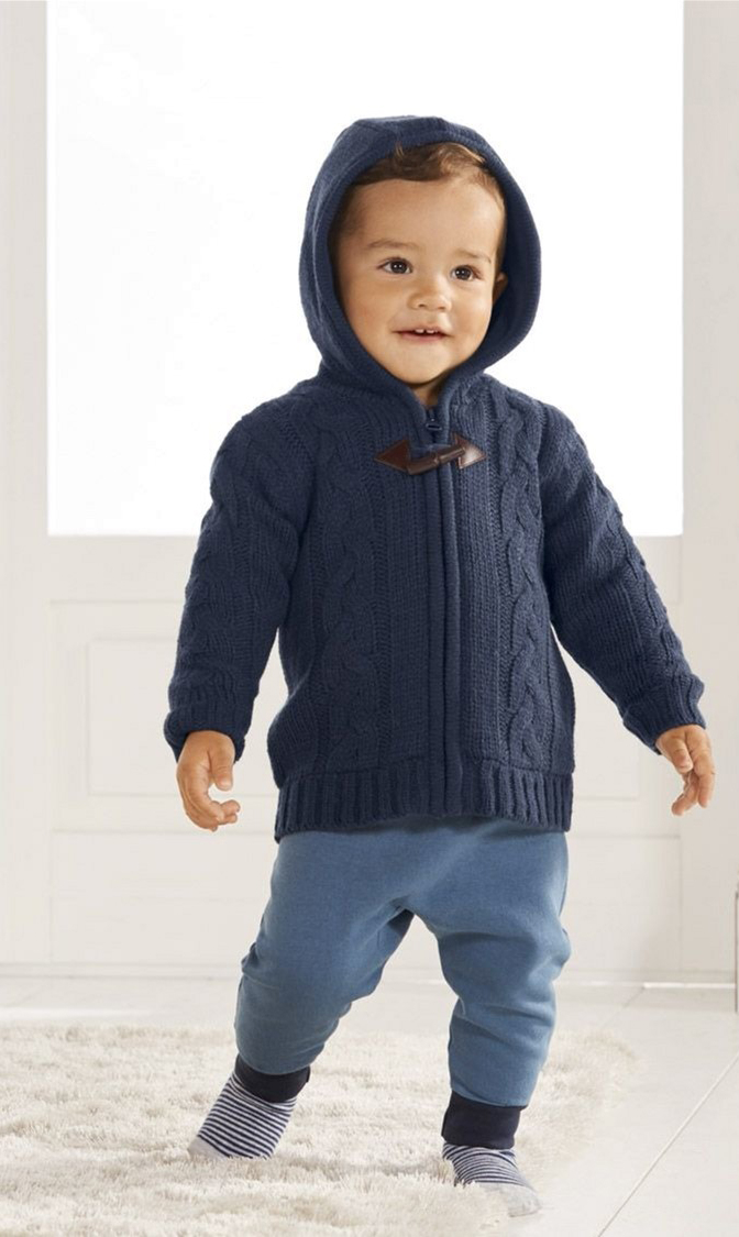 Кардиган  для хлопчика Lupilu 302730 074-80 см (6-12 months) темно-синій 65827