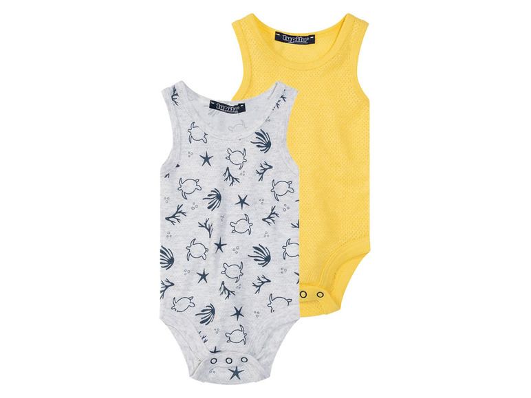 Боді 074-80 см (6-12 months)   набір 2 шт. для хлопчика Lupilu 370942-2 Різнобарвний 91111