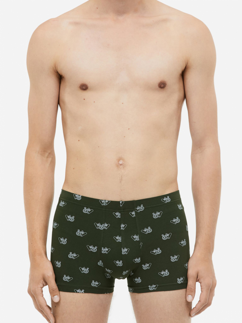Труси M   -боксери для чоловіка H&amp;M 0564310-095 хакі 87968