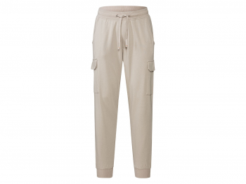 Спортивні штани XL Regular Fit Джоггеры з начосом для чоловіка Livergy 453296 бежевий 83694