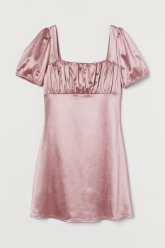 Плаття драпіроване на грудях для жінки H&amp;M 0943347-2 36 / S рожевий  82427