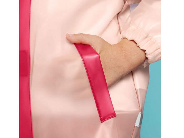 Куртка-дощовик прозора для дівчинки Lupilu 312513 110-116 см (4-6 years) рожевий 72849