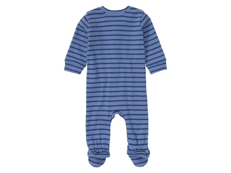 Чоловічок в рубчик для хлопчика Lupilu 428454 068 см (3-6 months) синій  90235