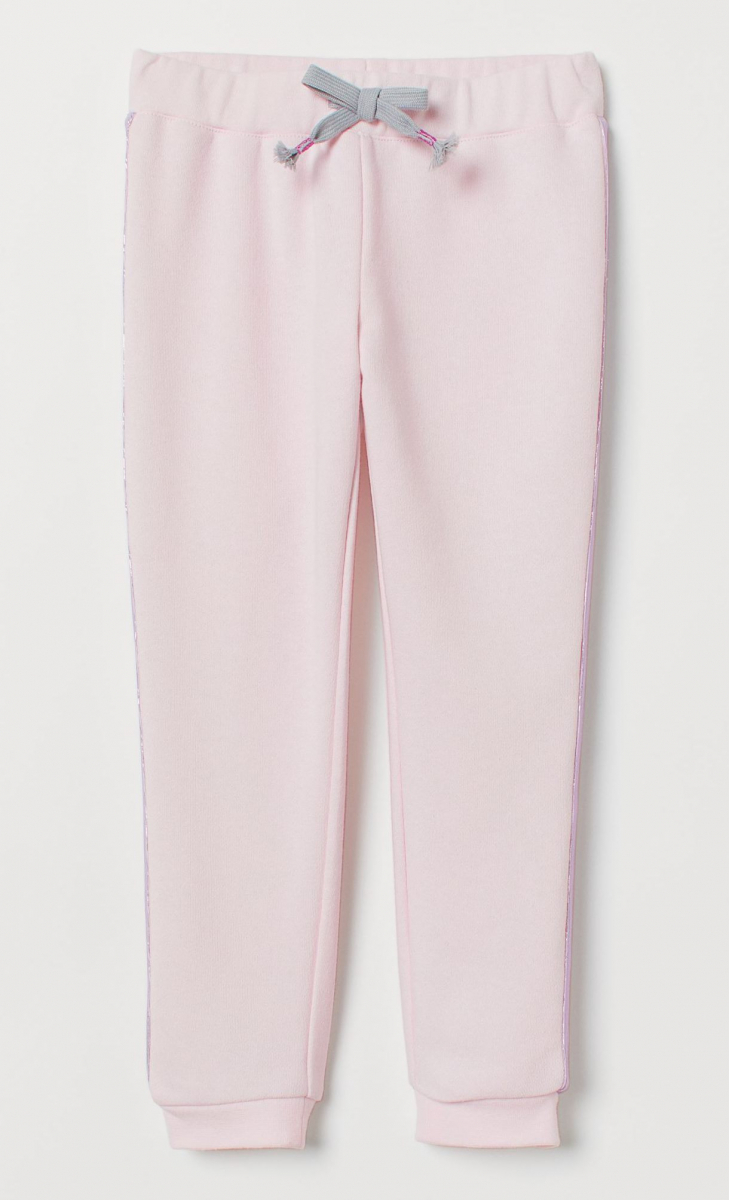 Спортивні штани  для дівчинки H&amp;M 0739685001 110 см (4-5 years) рожевий 64647