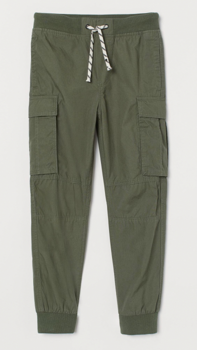 Штани  для хлопчика H&amp;M 0755766005 170 см (14-15 years) хакі 64521