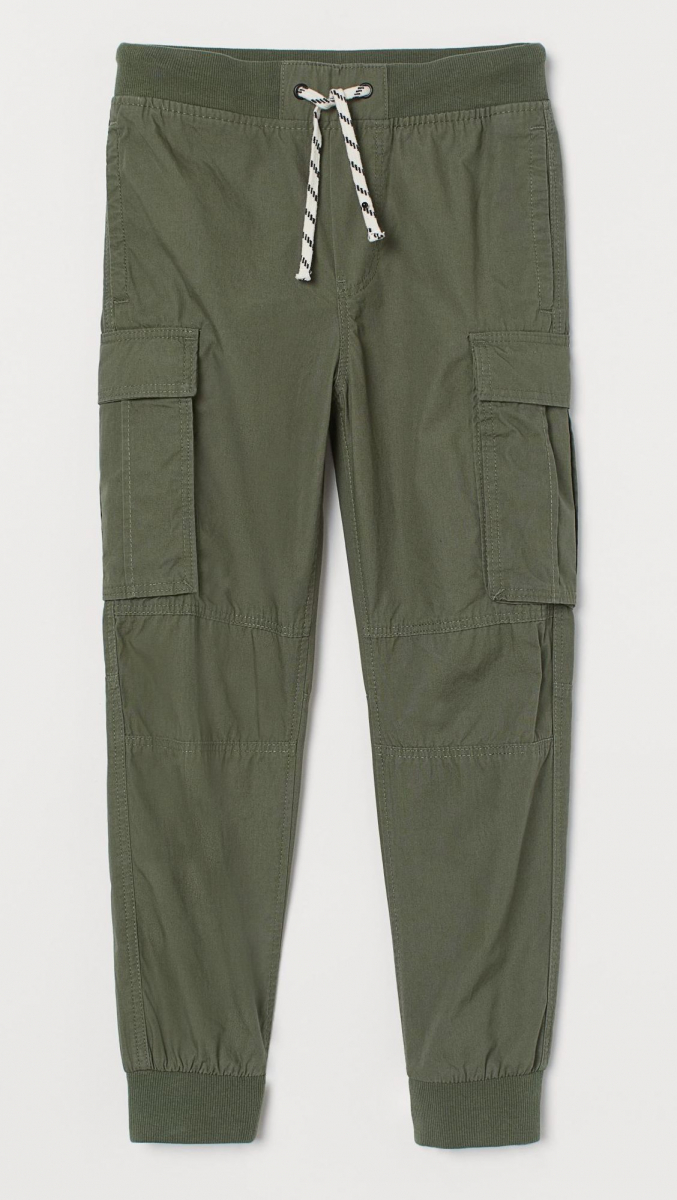 Штани  для хлопчика H&amp;M 0755766005 170 см (14-15 years) хакі 64521