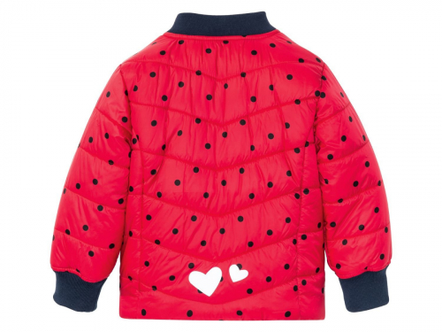 Куртка демісезонна    бомбер для дівчинки Lupilu 318429 086 см (12-18 months) червоний 67420
