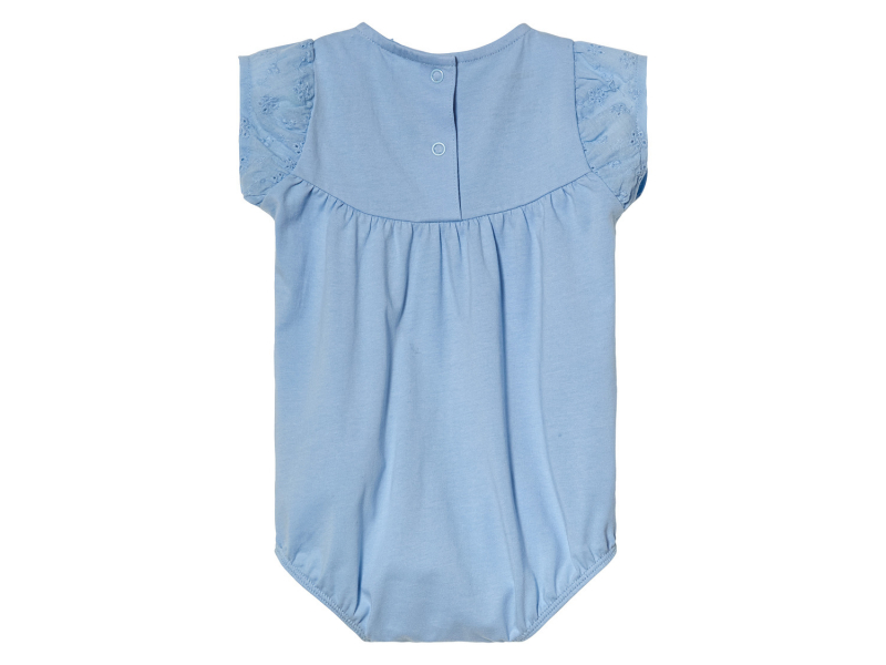 Боді (звич.) з коротким рукавом для дівчинки Lupilu 461446 050-56 см (0-2 months) блакитний  89374