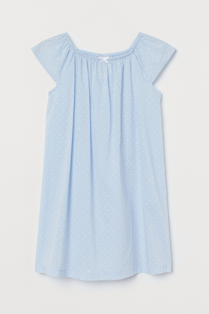 Нічна сорочка  для дівчинки H&amp;M 0826592 110-116 см (4-6 years) блакитний 64662