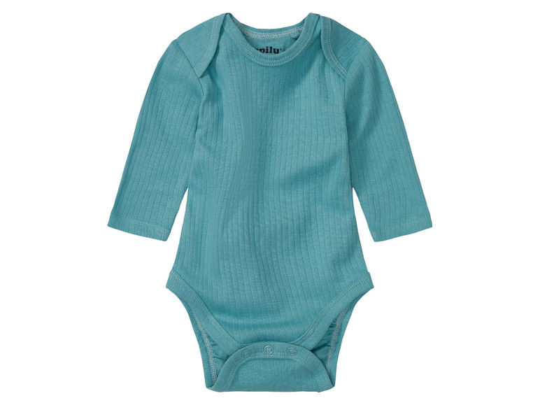 Боді 086-92 см (12-24 months)   набір 2 шт. бавовняні для хлопчика Lupilu 389322 синій 90361