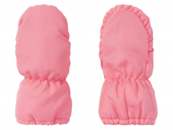 Рукавиці водовідштовхуючі та вітрозахисні для дівчинки Lupilu 335783 розмір перчаток 1 (6-18 months, 74-80 см) рожевий  79251