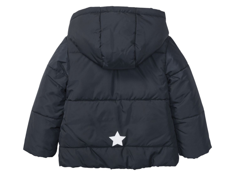 Куртка демісезонна 098 см (2-3 years)   утеплена на флісовій підкладці для дівчинки Lupilu 324230 темно-синій 73934