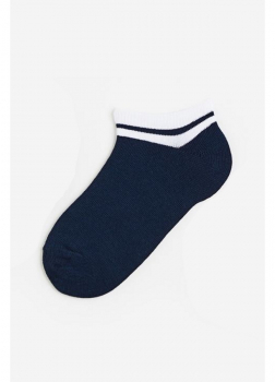 Шкарпетки 28-30   короткі для хлопчика H&amp;M 1044794-001-1 темно-синій 80992