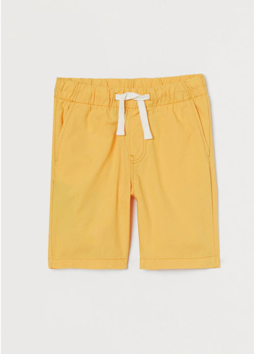 Шорти з кишенями для хлопчика H&amp;M 0934485-002 104 см (3-4 years) жовтий  75594