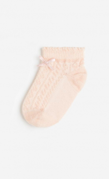Шкарпетки (пусто)   короткі для дівчинки H&amp;M 1125763-001 розмір взуття 22-24 (2-3 years) помаранч 81010