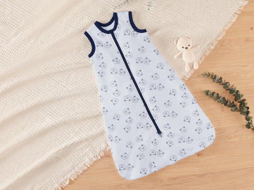 Спальний мішок 092 см (18-24 months) бавовняний утеплений для дівчинки Lupilu 435186 білий 87590 Спальний мішок 092 см (18-24 months) бавовняний утеплений для дівчинки Lupilu 435186 білий 87590