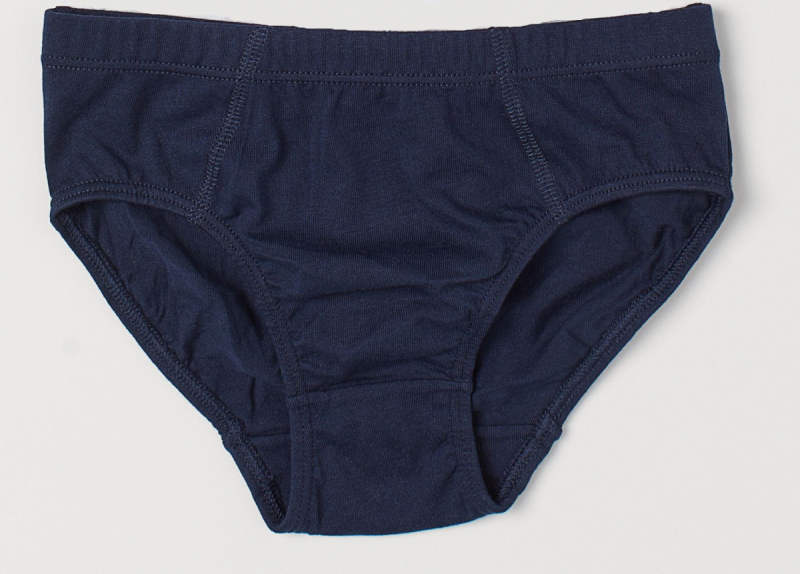 Трусики 092 см (18-24 months)   сліпи однотонні для хлопчика H&amp;M 0485542022 темно-синій 60637