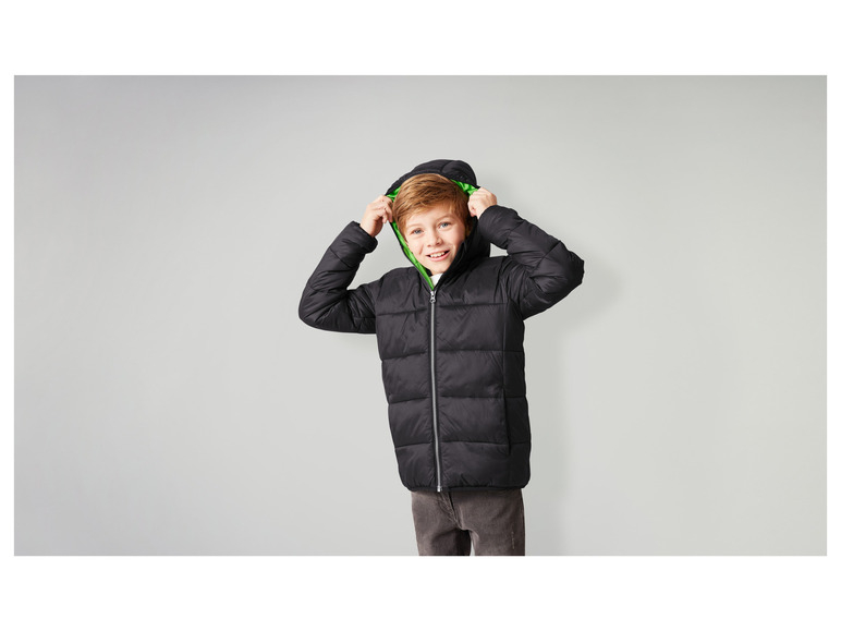 Куртка демісезонна 134 см (8-9 years)   з капюшоном для хлопчика Pepperts 450892 чорний 88010