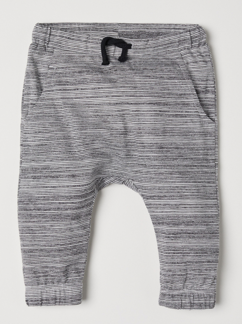 Штани  для хлопчика H&amp;M 0633274002 068 см (3-6 months) сірий 60094
