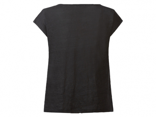 Футболка (звич.) з мереживною вставкою для жінки Esmara 408468 34 / XS чорний  89885